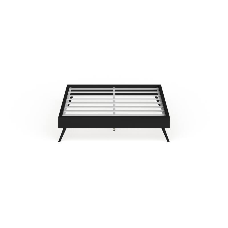 Modway Helen Black Wood Round Splayed Legs Bed