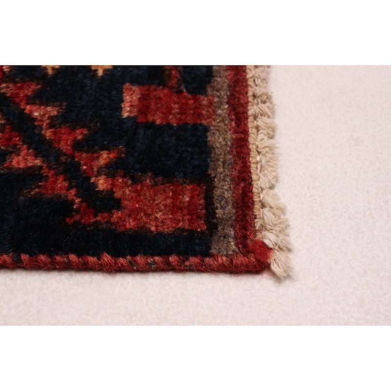 ECARPETGALLERY Hand-knotted Anadol Red Wool Rug - 3'3 x 9'8