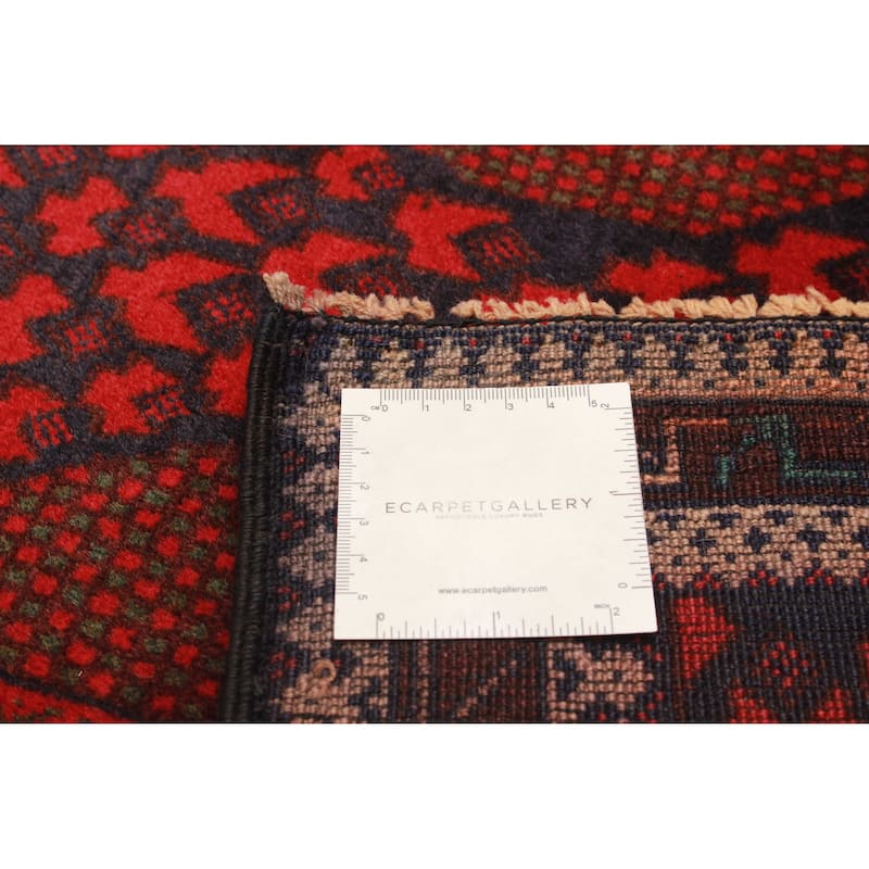 Teimani Red Rug 2'9" x 4'6" - 2'9 x 4'6