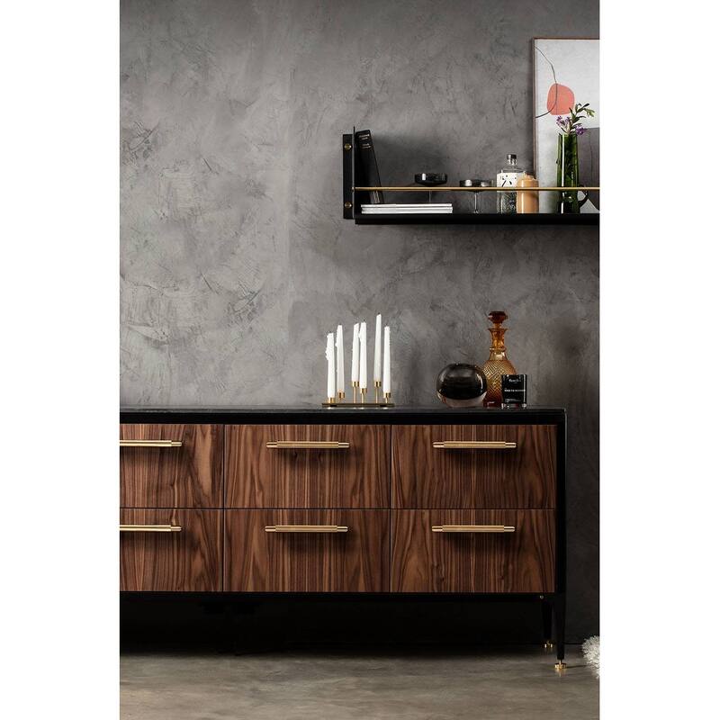 Buster + Punch UPB-054572 Cross 4-15/16" Center to Center Luxury - Brass