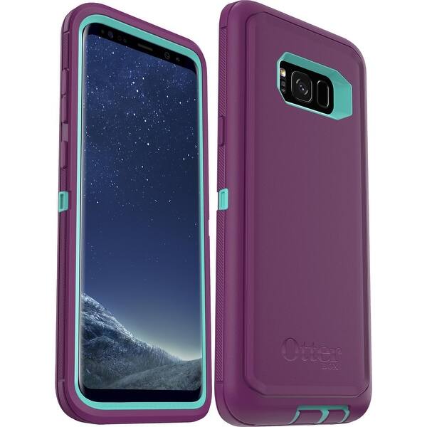 Shop Otterbox Defender Series Case With Screen Protector For Samsung Galaxy S8 Plus Non Retail Packaging Aqua Mint Plum Haze Overstock 27543590