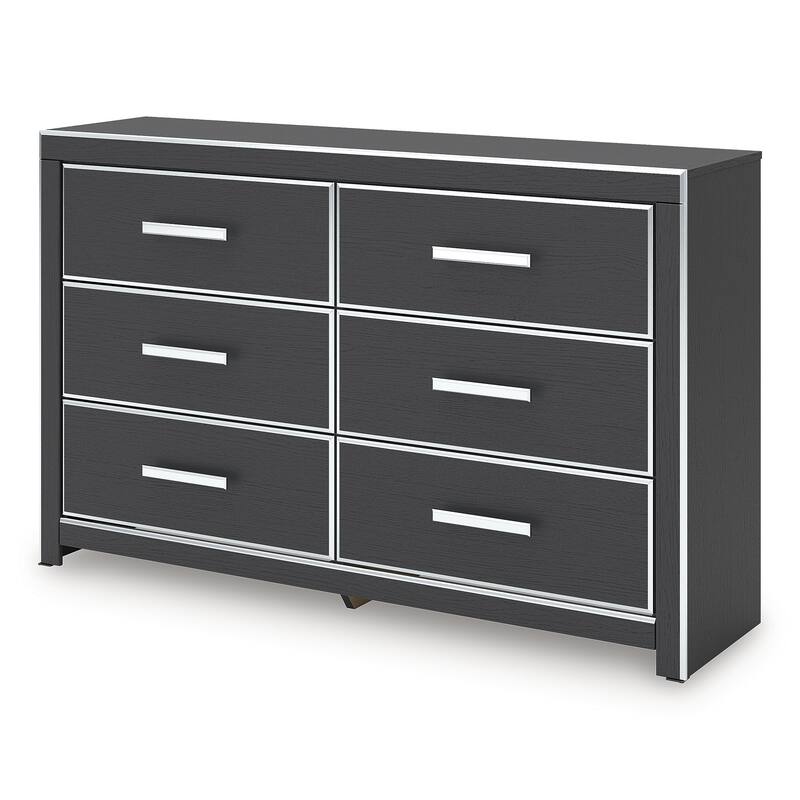 Signature Design by Ashley Ravalori Black Dresser