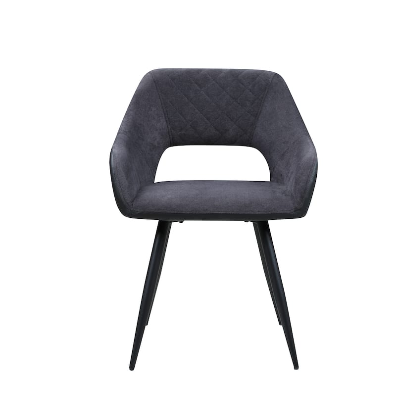 Somette Henry Open-Back Side Chair, Set of 2 - 23.2" x 23.6" x 31.1"