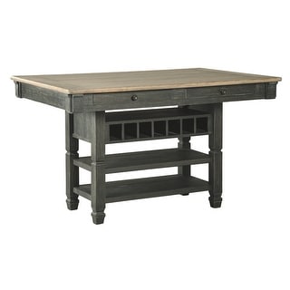 Signature Design by Ashley Tyler Creek Counter Height Dining Room Table - Black/Gray