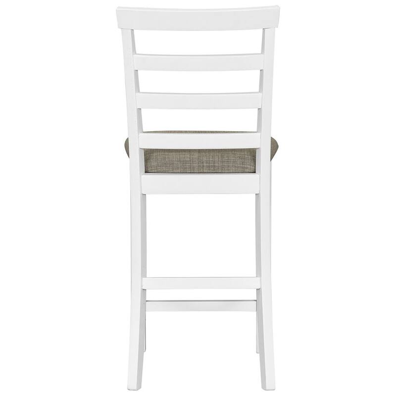 5 PCS Multi-Functional Rubber Wood Dining Set withIntegrated 9 Bar Wine Compartment