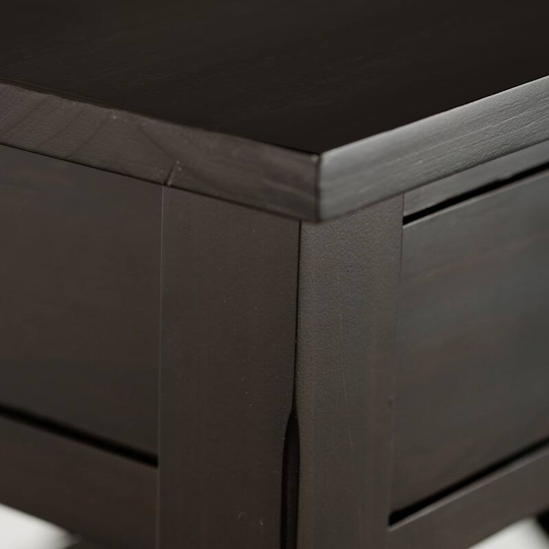 WYNDENHALL Waterloo SOLID WOOD 21 inch Wide Square Contemporary End Side Table - 21 inch Wide