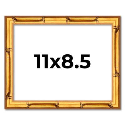 Frame Gold Bamboo Picture Frame Modern Photo Frame Includes UV Acrylic Shatter Guard Front Acid Free Foam Backing Board