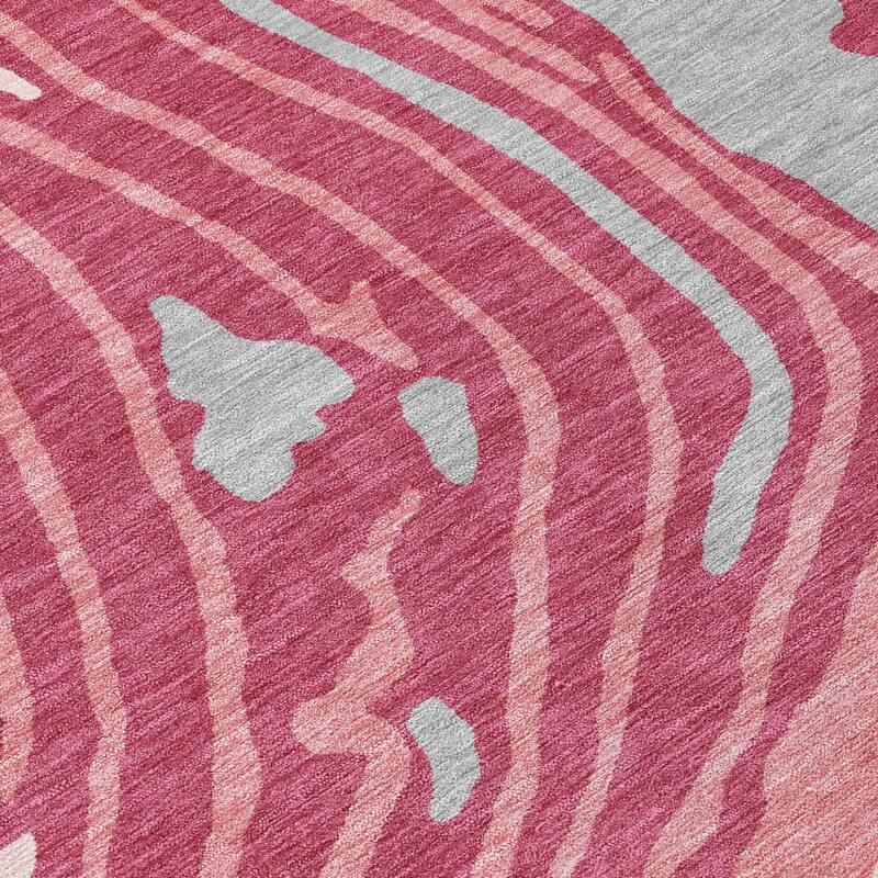 HomeRoots Abstract Transitional Rectangle Outdoor Rug