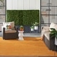 preview thumbnail 28 of 183, Nourison Essentials Solid Contemporary Indoor/ Outdoor Area Rug 8' x 10' - Sunburst