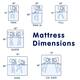 Subrtex 12-inch Gel-Infused Memory Foam Bed Mattress With Cover