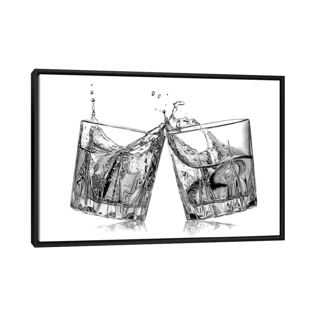 iCanvas "Bourbon Cheers" by Paul Stowe Framed Canvas Print