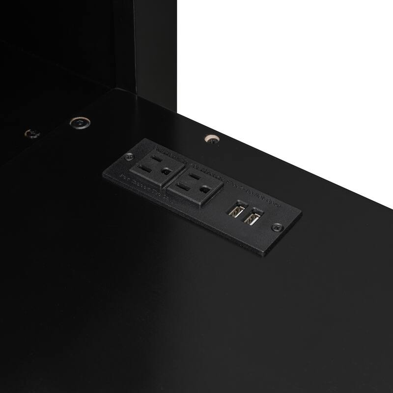 Full Size Wood Loft Bed with Desk,Wardrobe