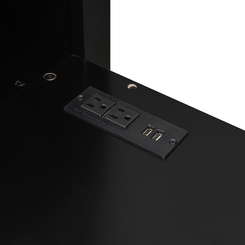 Ultimate Gamer’s Loft Bed with Desk, Storage, and RGB LED Lights by Harper&Bright Designs