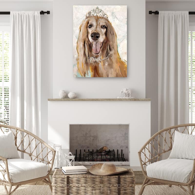 Doggie Divas IV By Studio Arts Canvas Art Print