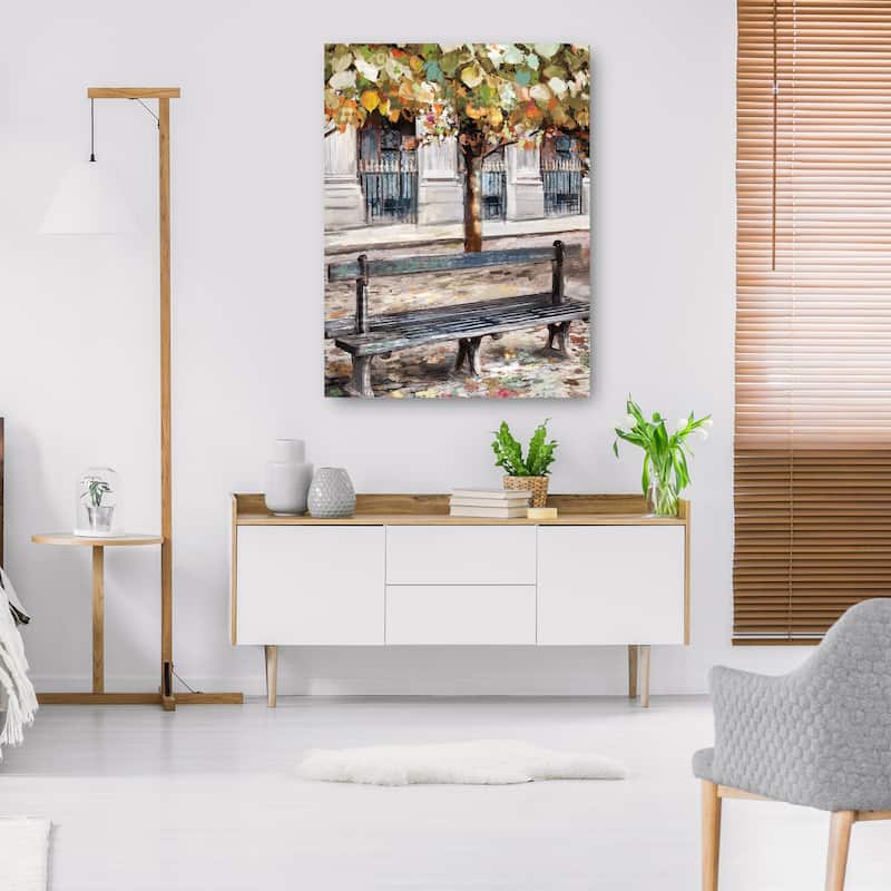 Parisian Pause By Studio Arts Canvas Art Print