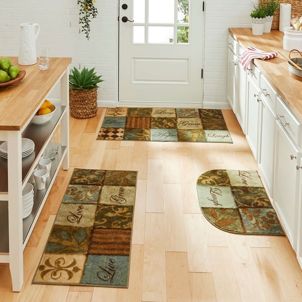  Kitchen Rugs and Mats - 39 X 59 (3X5) - Non Skid