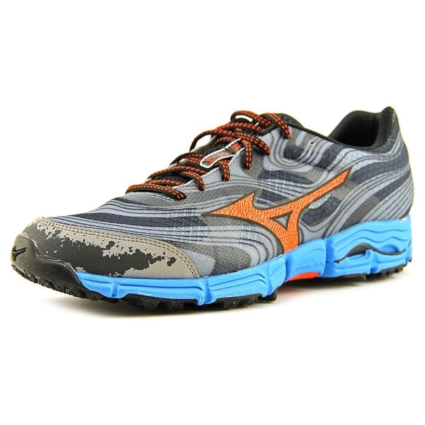Mizuno Wave Kazan Men Grey/Orange/Blue Running Shoes
