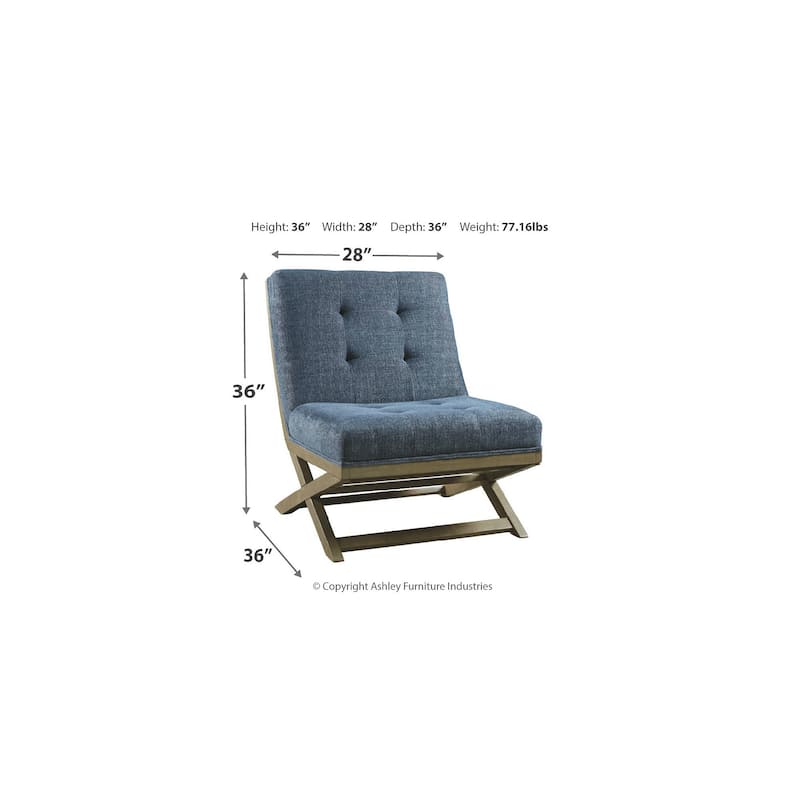 Sidewinder Casual Faux Leather Accent Chair