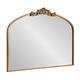 Kate and Laurel Arendahl Traditional Baroque Arch Wall Mirror - 36x29 - Gold