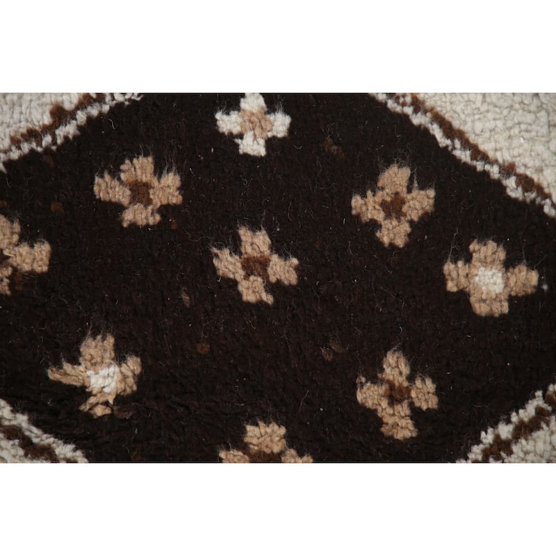 Plush Beige Turkish Anatolian Runner Rug Hand-knotted Wool Carpet - 3'7"x 11'2"
