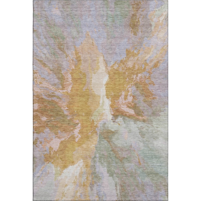 Premium Washable Super Soft Abstract Burst Mayfield Rug