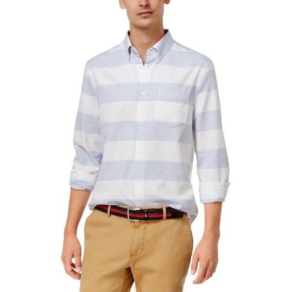 Shop Ben Sherman Big Tall Dress Shirt Slim Fit Check Striped