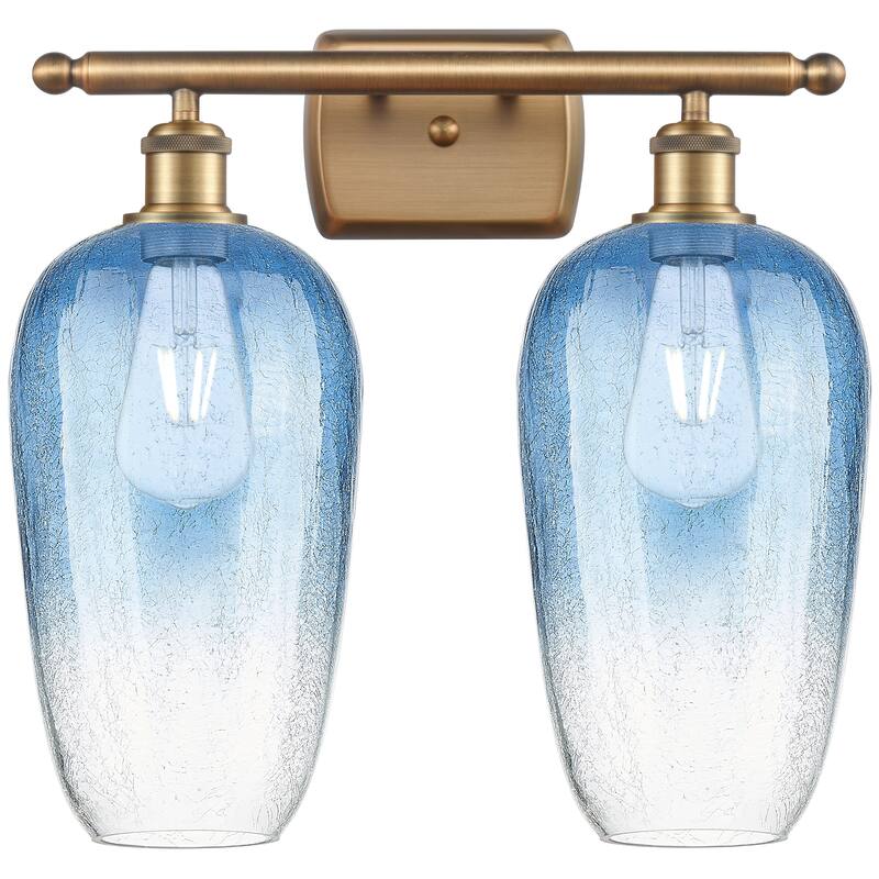 Innovations Lighting Endless Possibilities Ballston - Brookhaven Flute - 2 Light 17" Bath Vanity Light