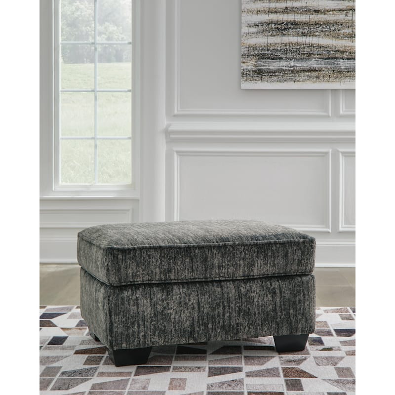 Signature Design by Ashley Lonoke Ottoman - Gunmetal