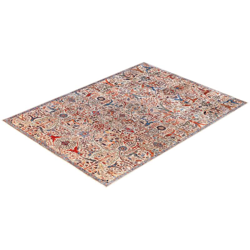 Serapi One-of-a-Kind Hand-Knotted Area Rug - Gray - 8' 11" x 12' 0"