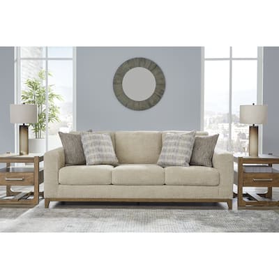 Signature Design by Ashley Parklynn Desert Sofa - 93"W x 40"D x 38"H
