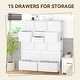 preview thumbnail 31 of 34, 15 Drawers Dresser, Tall Dressers for Bedroom