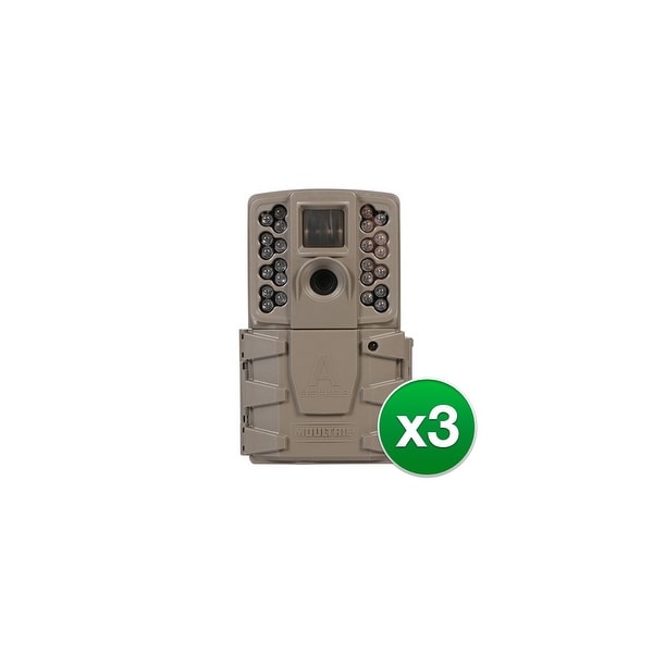 Moultrie MCG-13201 A30 Game Camera w/ Multishot, Time-lapse, Hybrid Modes & 720p HD Video-(3-Pack)
