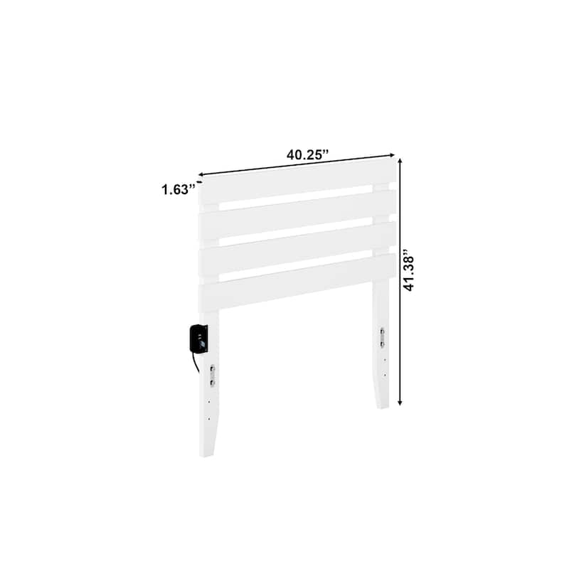 AFI Oxford Headboard with Attachable Charger