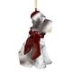 preview thumbnail 5 of 5, Design Toscano Miniature Schnauzer Holiday Dog Ornament Sculpture