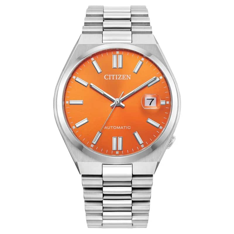 Citizen Men's Tsuyosa Orange Dial Watch - NJ0151-53Z - 6 (36)