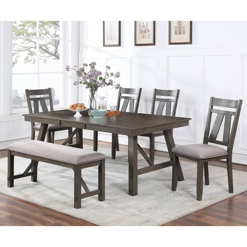 Upholstered Cushion Dining Bench