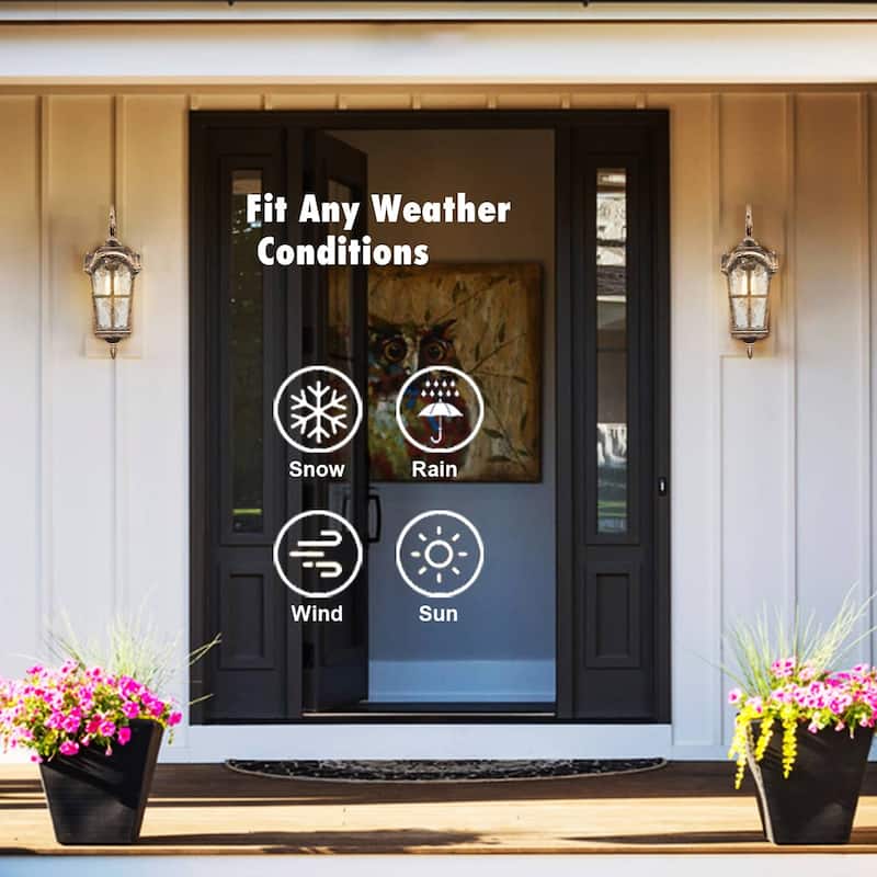 Skiathos Outdoor Wall Light Fixture Waterproof Exterior Wall Lantern