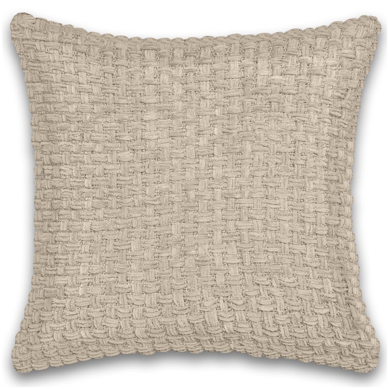 Fabstyles Chenille Basketweave Polyfill Cushion