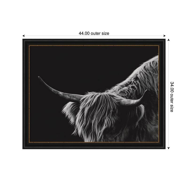 Kate and Laurel Scottish Highland No. 6 by Crystal Lynn Collins Framed Wall Art Print