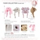 preview thumbnail 2 of 5, DolliBu Farm Plush Hats Set of 4 - Bunny, Llama, Sheep, Pig Warm Hat - One Size