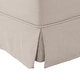 preview thumbnail 9 of 7, Allan Andrews Universal Bench Frame & Cover, Linen Slub Tan