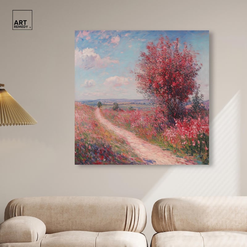 Pourville Breeze Canvas by Art Remedy, Gallery Wrapped