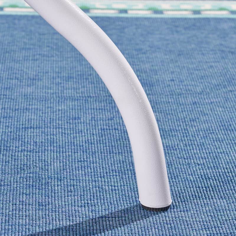 Phoenix Outdoor Aluminum White Dining Table by Christopher Knight Home - 30"H x 47.75"W x 47.75"D