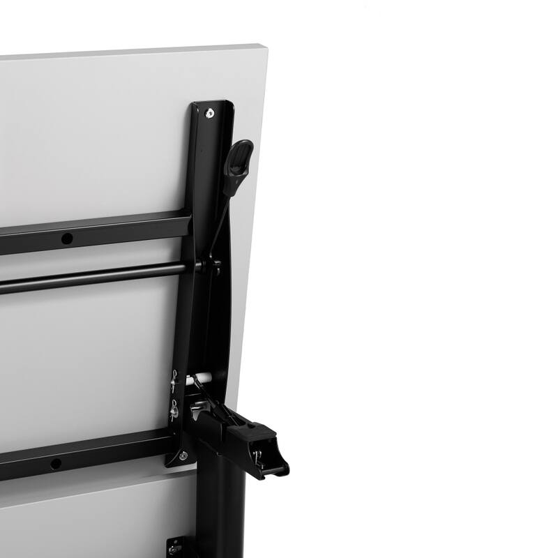 Commercial Nesting Flip Training Table with Steel Frame and Y-Legs - 23.5"W x 60"D x 30"H