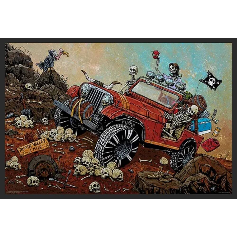 Death Valley Framed Poster - 24 x 36 Inch