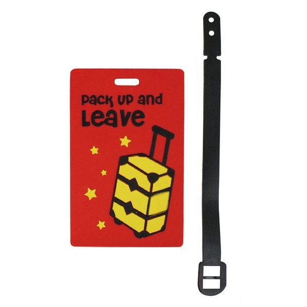 2 Pack Luggage Tags Wolf Travel Tags For Travel Bag Suitcase Accessories