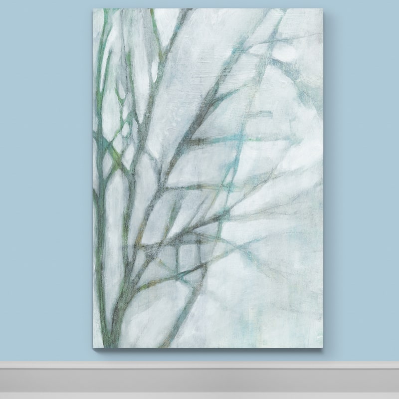 Tree with White Sky II-Premium Gallery Wrapped Canvas