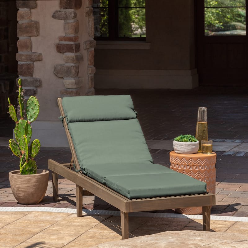 ARDEN Outdoor Chaise Lounge Cushion - 72"L x 21"W