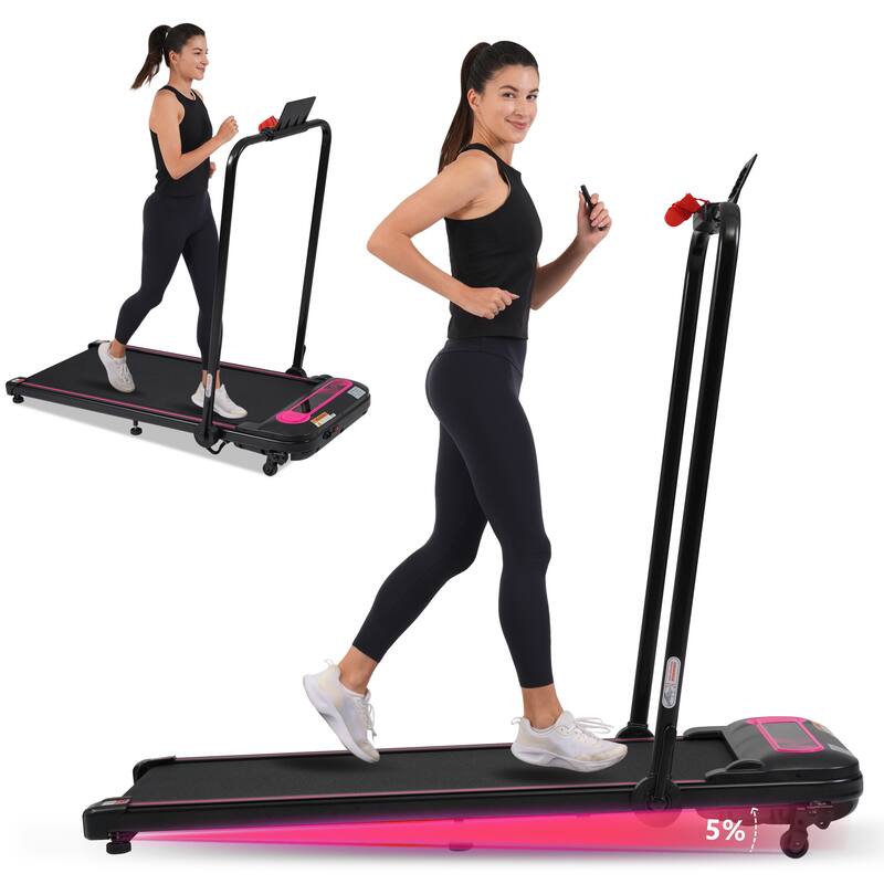 2.5HP Portable Foldable with Incline, Folding Treadmills for Home Electric Treadmill for Running Walking Jogging Exercise