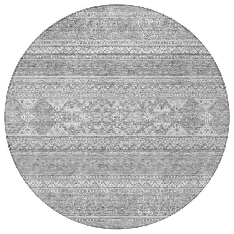 HomeRoots Southwestern Transitional Rectangle Outdoor Rug